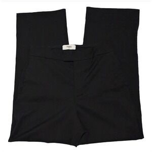 FENDI Women's 42 Wool Blend Slit Wide Leg‎ Flat Front Trouser High Rise Pants